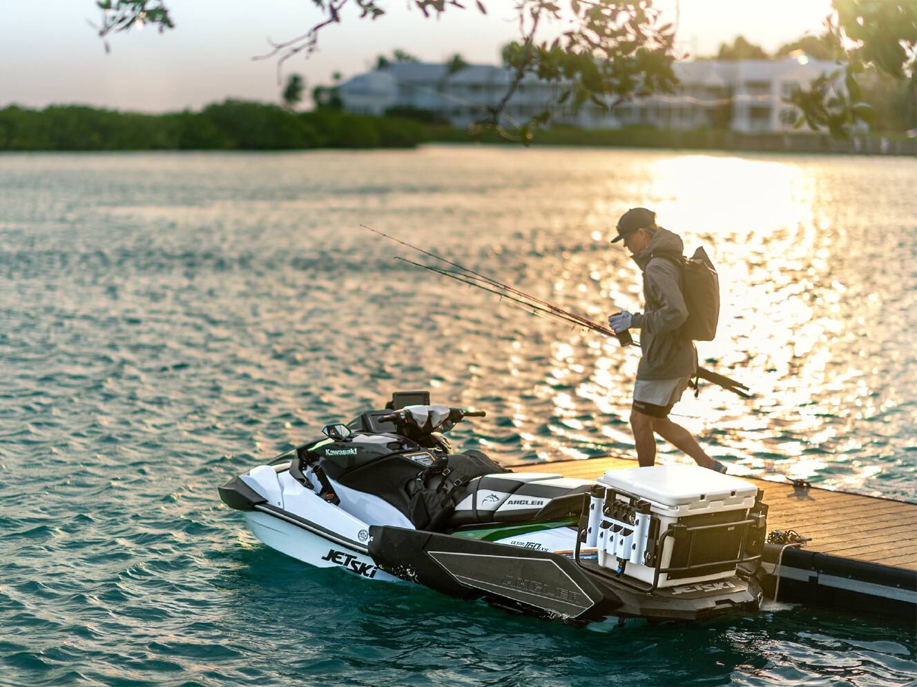 A photo of this 2025 Kawasaki Jet Ski® Ultra® 160LX-S Angler