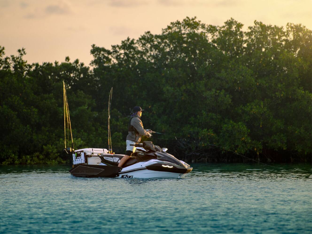A photo of this 2025 Kawasaki Jet Ski® Ultra® 160LX-S Angler