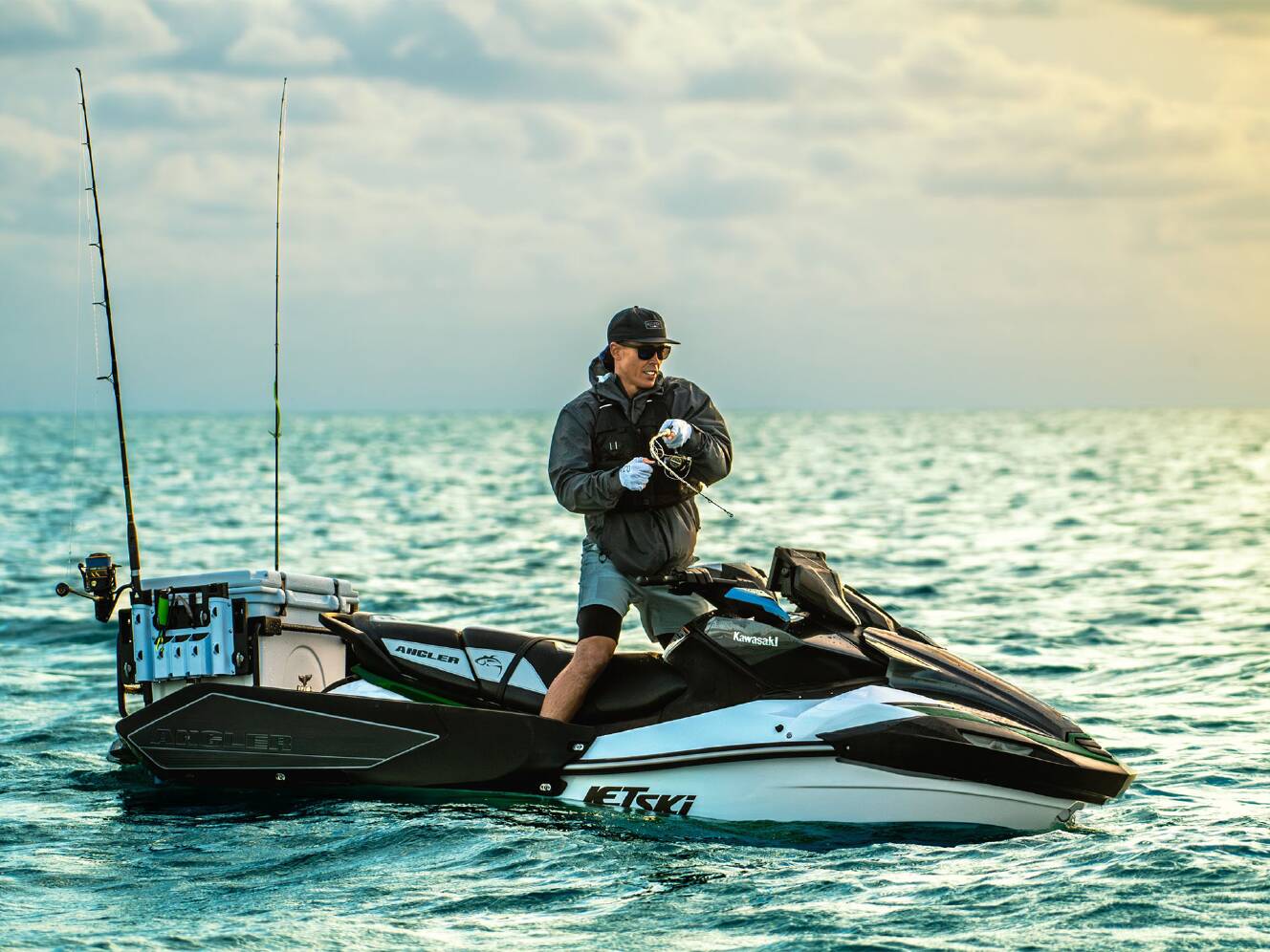 A photo of this 2025 Kawasaki Jet Ski® Ultra® 160LX-S Angler
