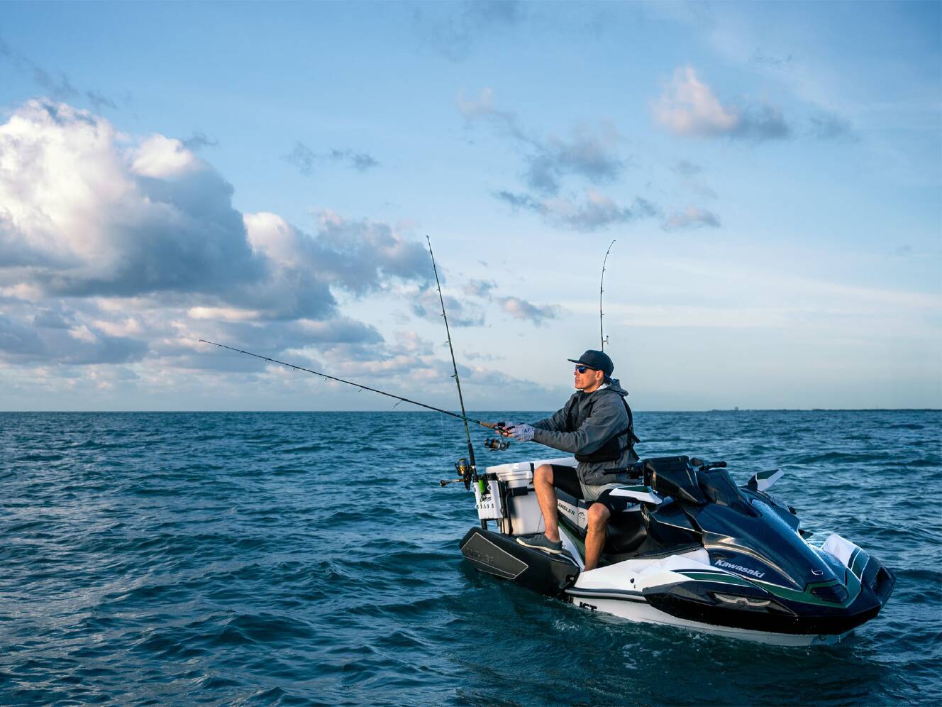 A photo of this 2025 Kawasaki Jet Ski® Ultra® 160LX-S Angler