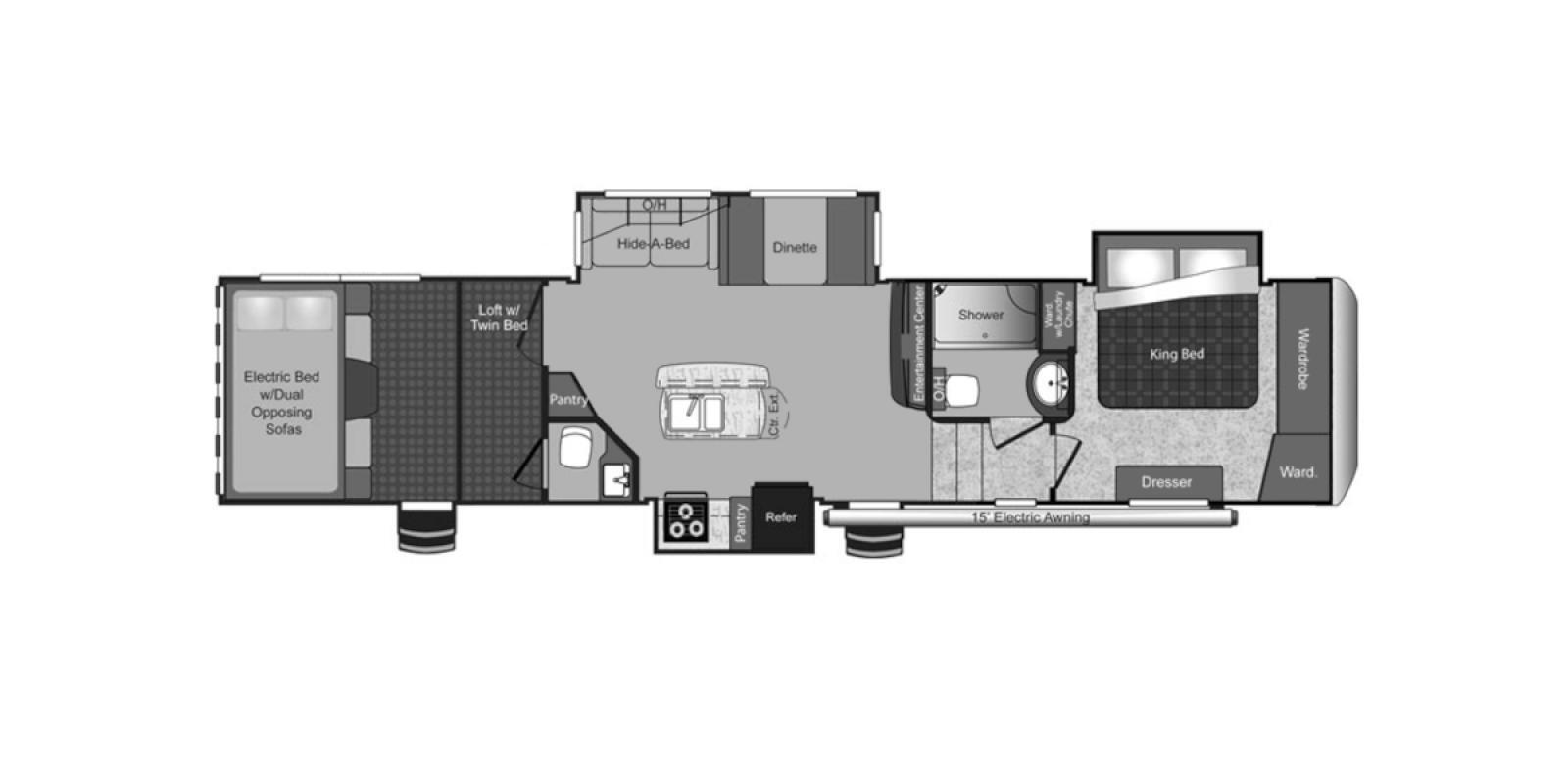 2015 Keystone Carbon Toy Hauler 377 in mesa AZ