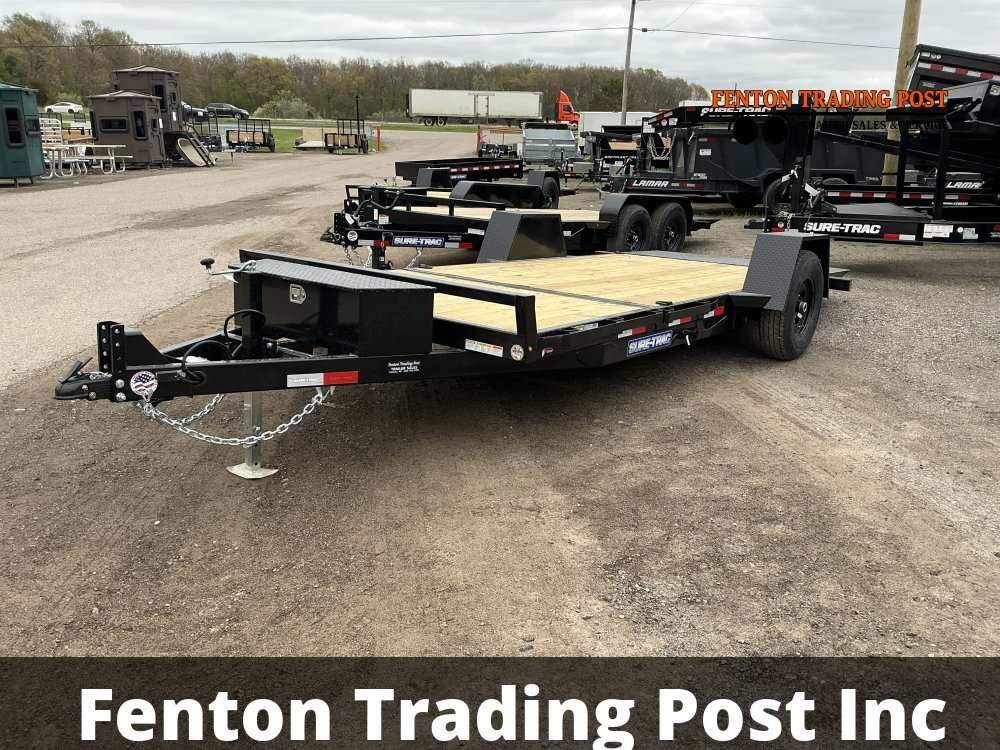 2026 Sure-Trac ST78124SATE-B-078 - 6.5x12+4 (16' Deck) 7.8K Tilt in Fenton, MI