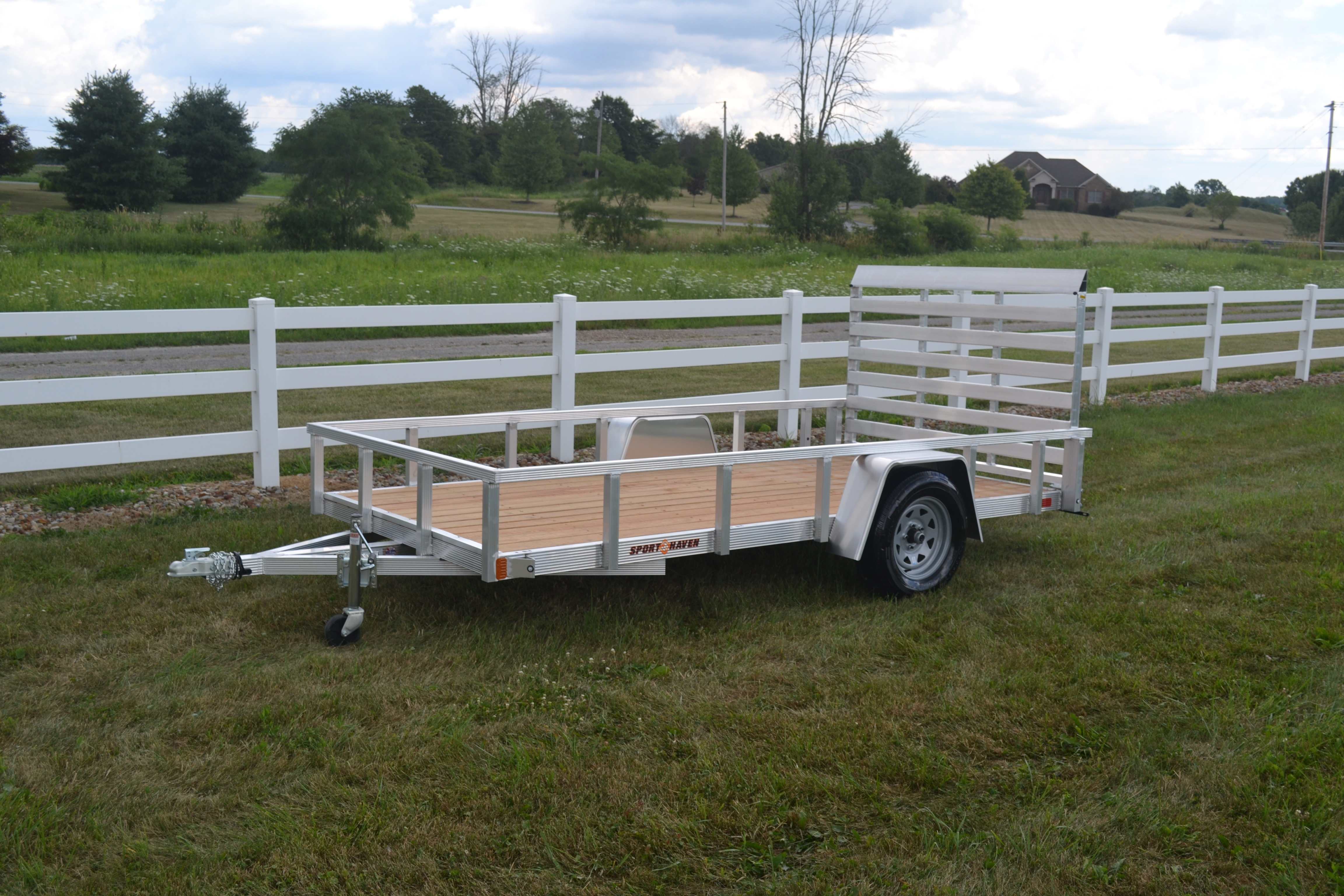 2026 Sport Haven 6x12 Aluminum Utility Trailer in Fair Haven, MI