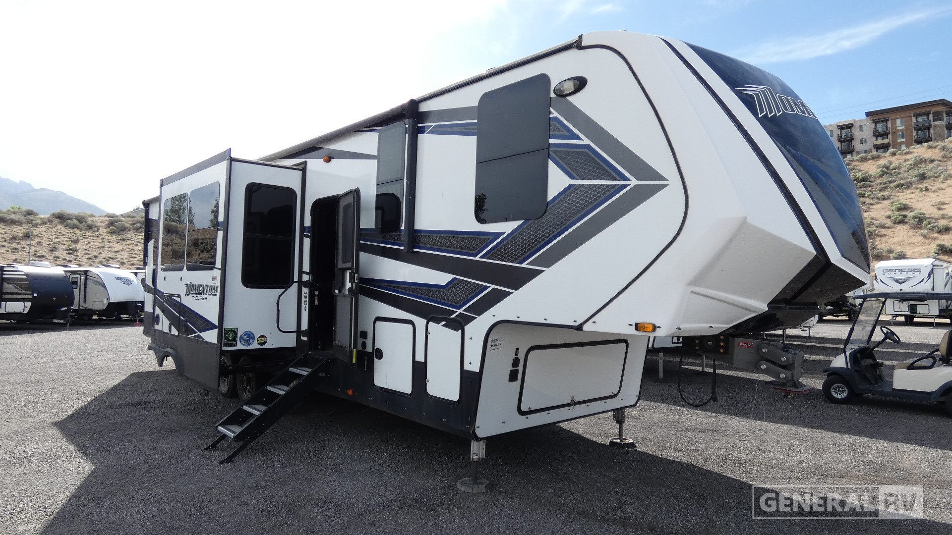 2019 Grand Design MOMENTUM M CLASS 381M Fifth Wheel Toy Hauler RV