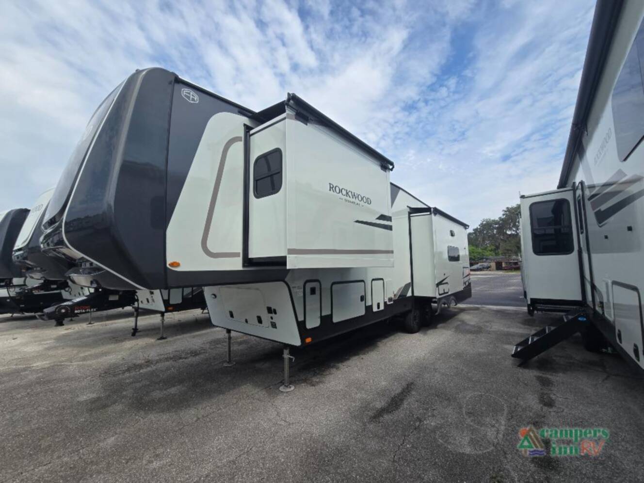 A photo of this 2027 Forest River Rv Rockwood Signature 361RLS