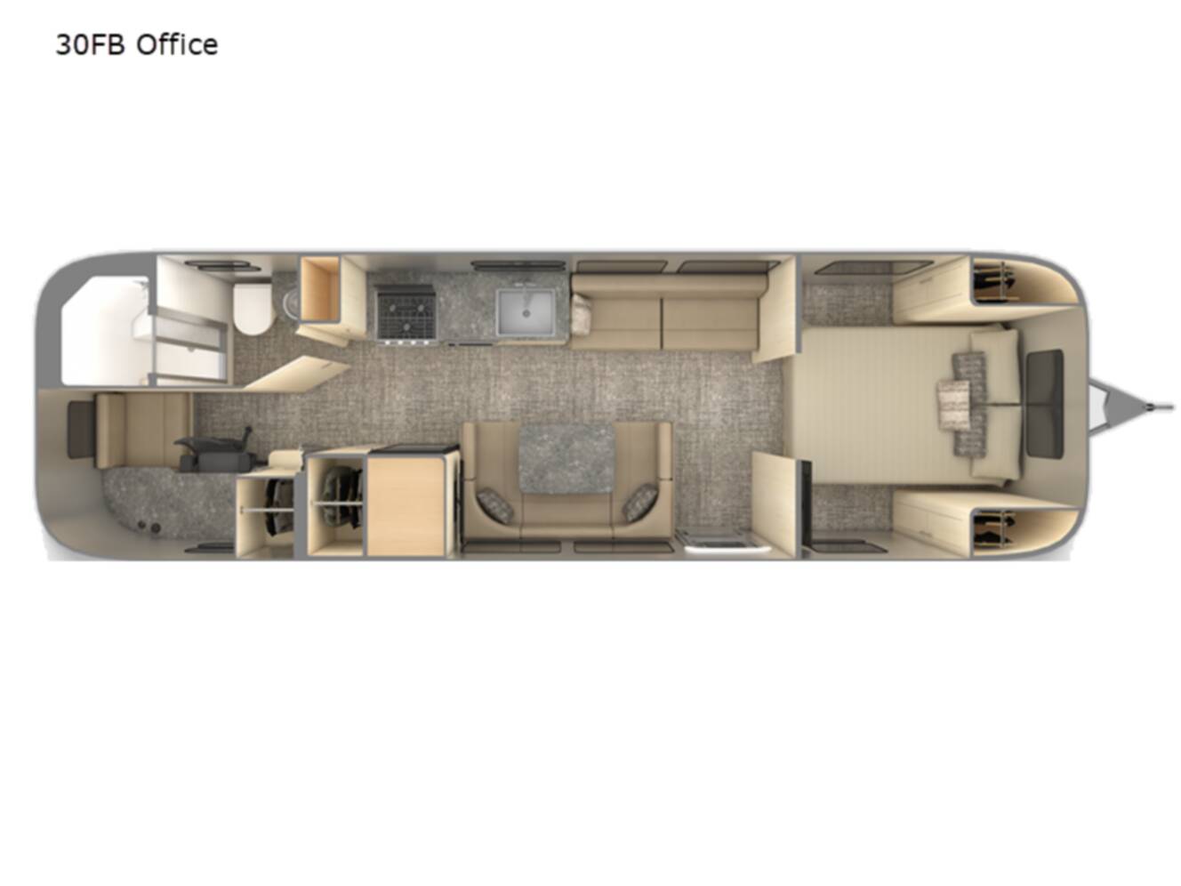 A photo of this 2023 Airstream Flying Cloud 30FB Office