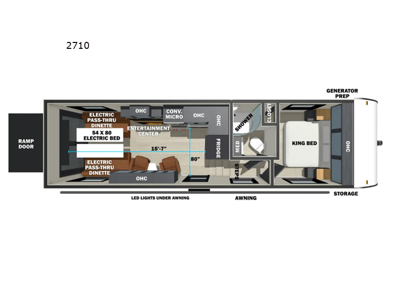 2027 Forest River Rv Shockwave 2710 in colton CA