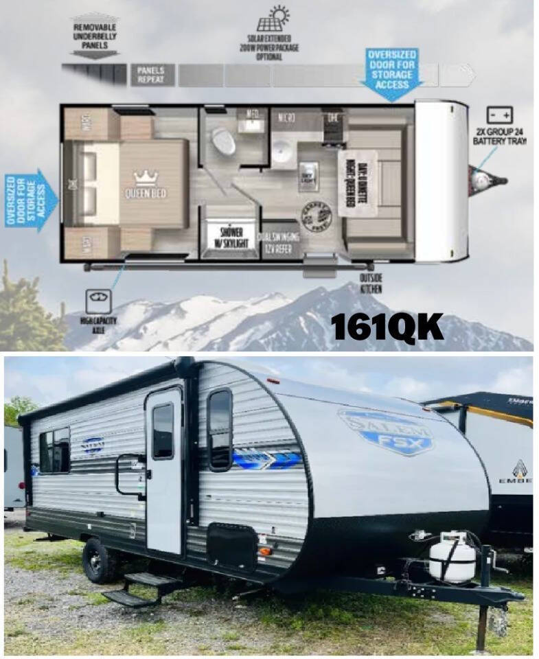 2023 Salem FSX 161QK RV
