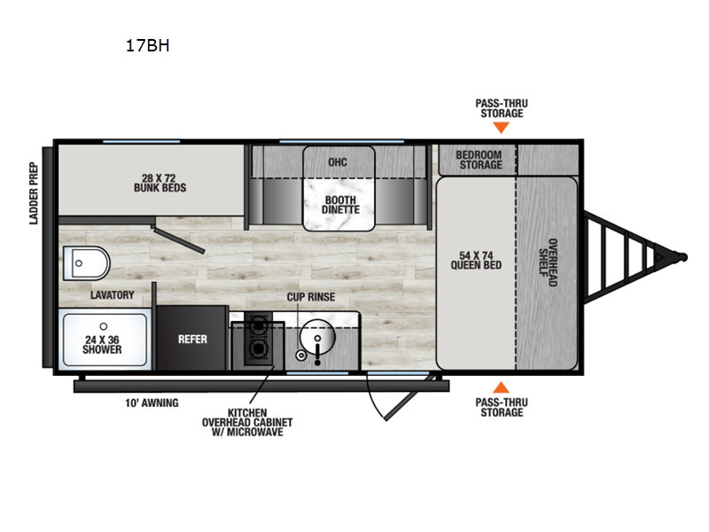 A photo of this 2026 Coachmen Rv Clipper 3K Series 17CBH