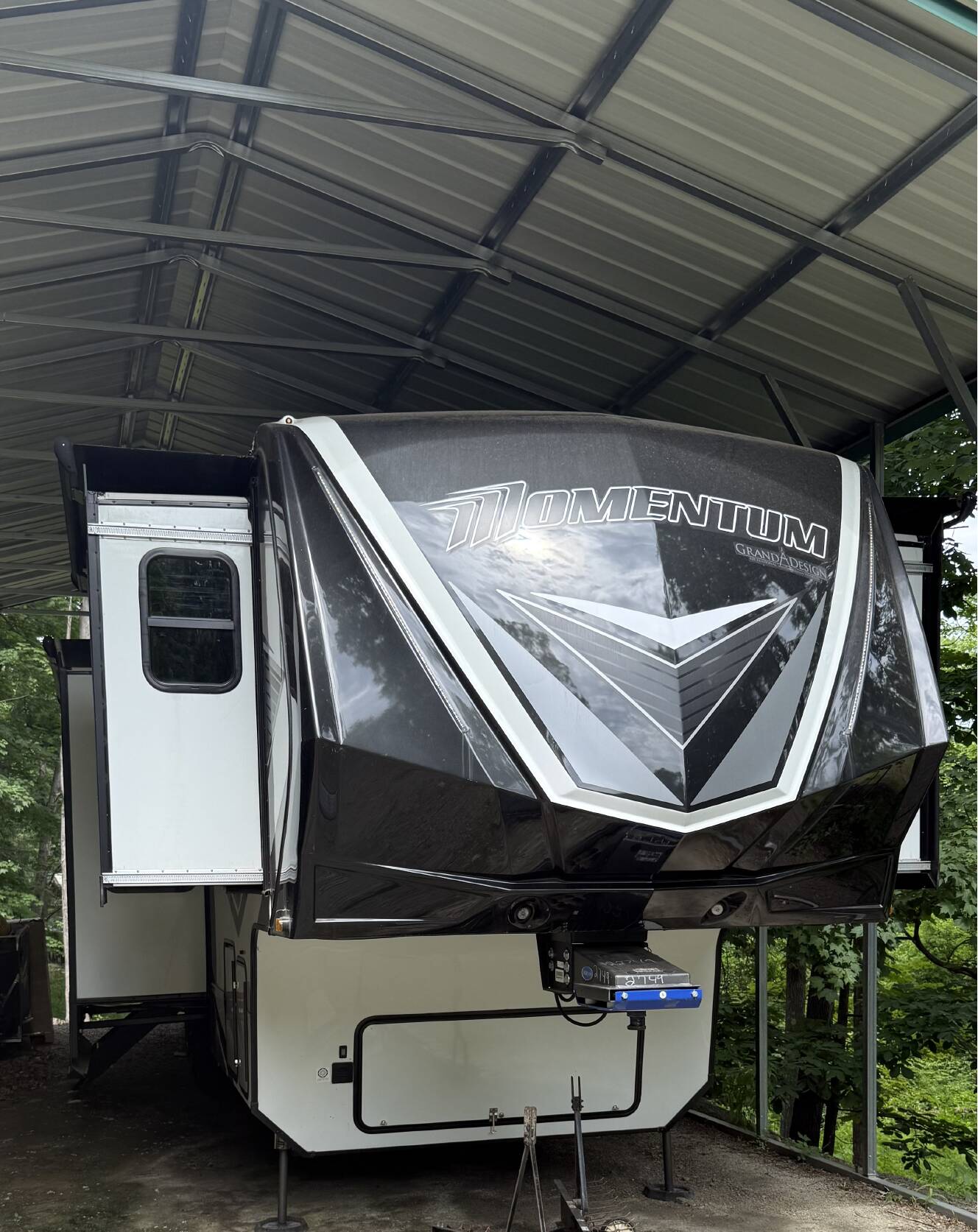 A photo of this 2022 Grand Design MOMENTUM 376THS