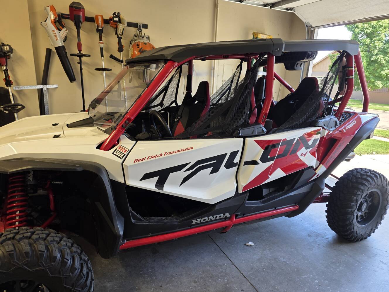A photo of this 2021 Honda TALON 1000R-4 FOX LIVE VALVE