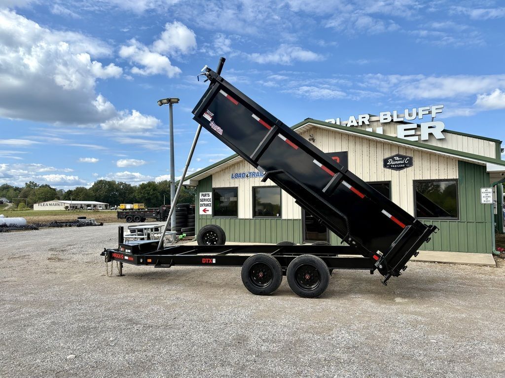 2026 Maxx-D Trailers DTX8316 16' x 83" 16k Telescopic Dump W/ 3' Sides-7Ga F in Poplar Bluff, MO