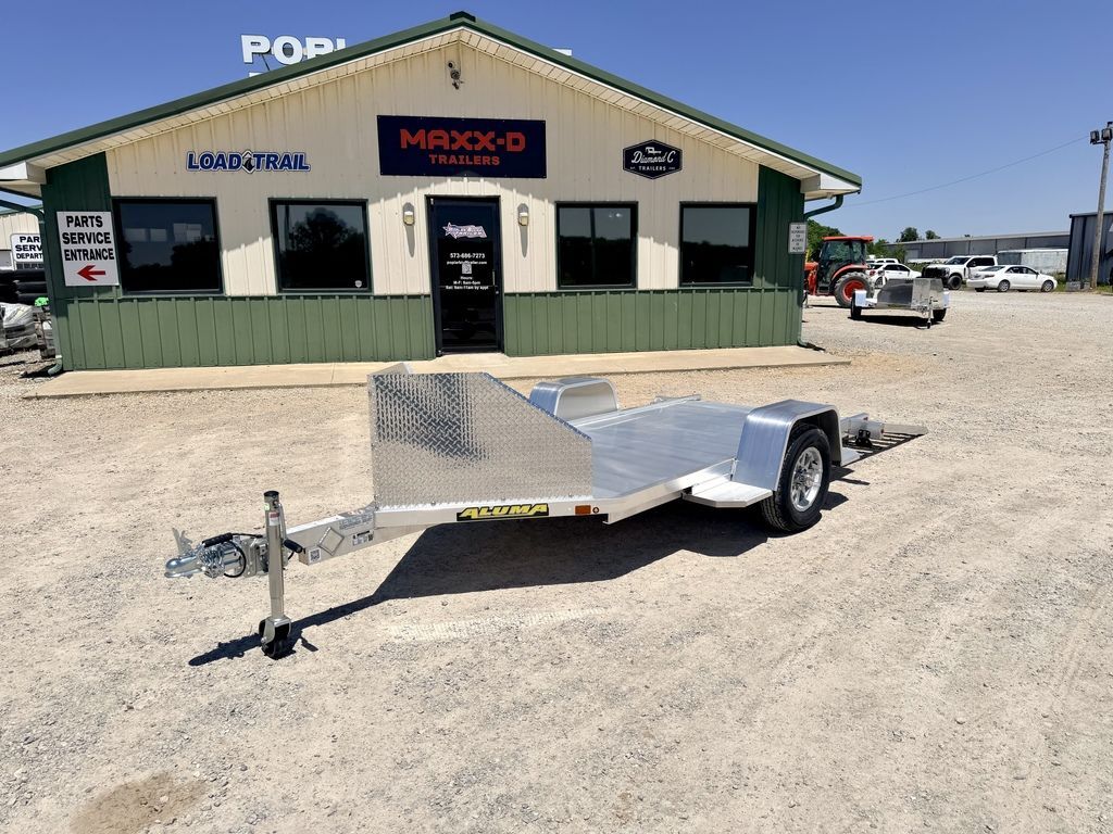2027 ALUMA MC10S-R 51" x 138" Single Motorcycle Trailer W/ Rock Gu in Poplar Bluff, MO