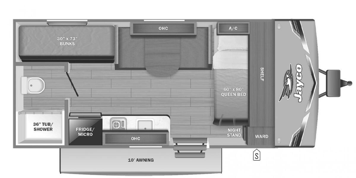 A photo of this 2026 Jayco Jay Flight SLX 170BH SPORT EDITION