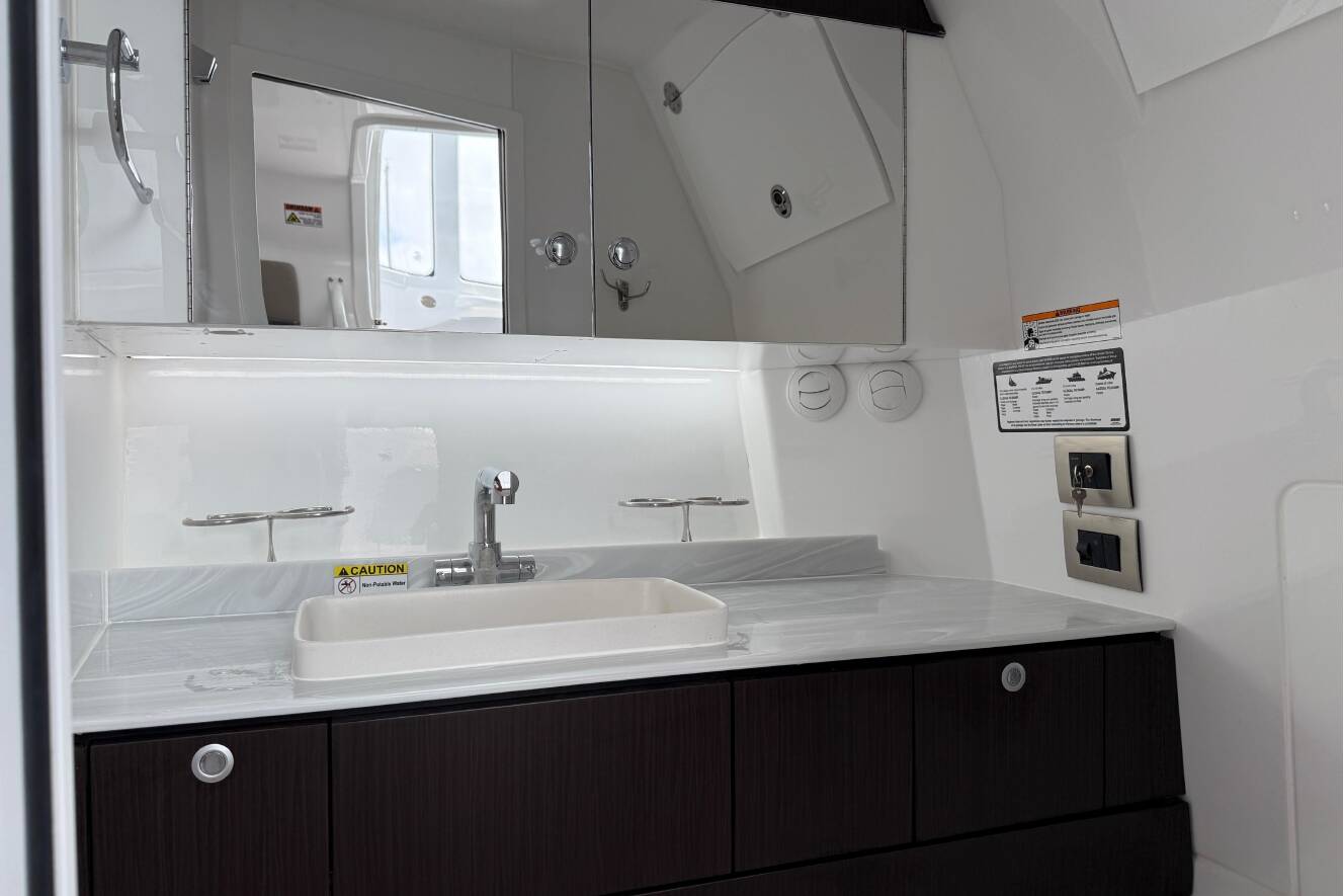 A photo of this 2026 Everglades 367CX