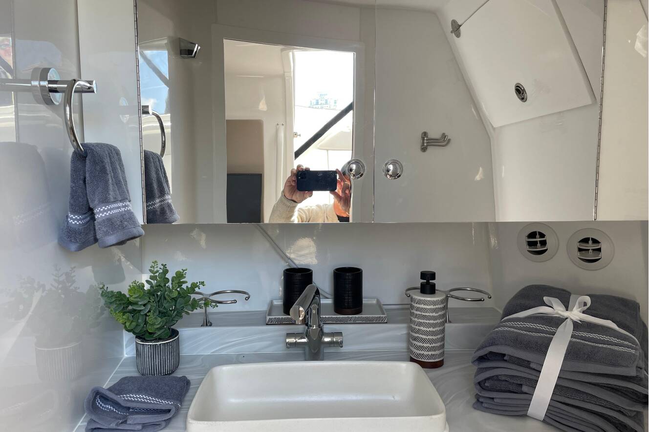 A photo of this 2026 Everglades 367CX