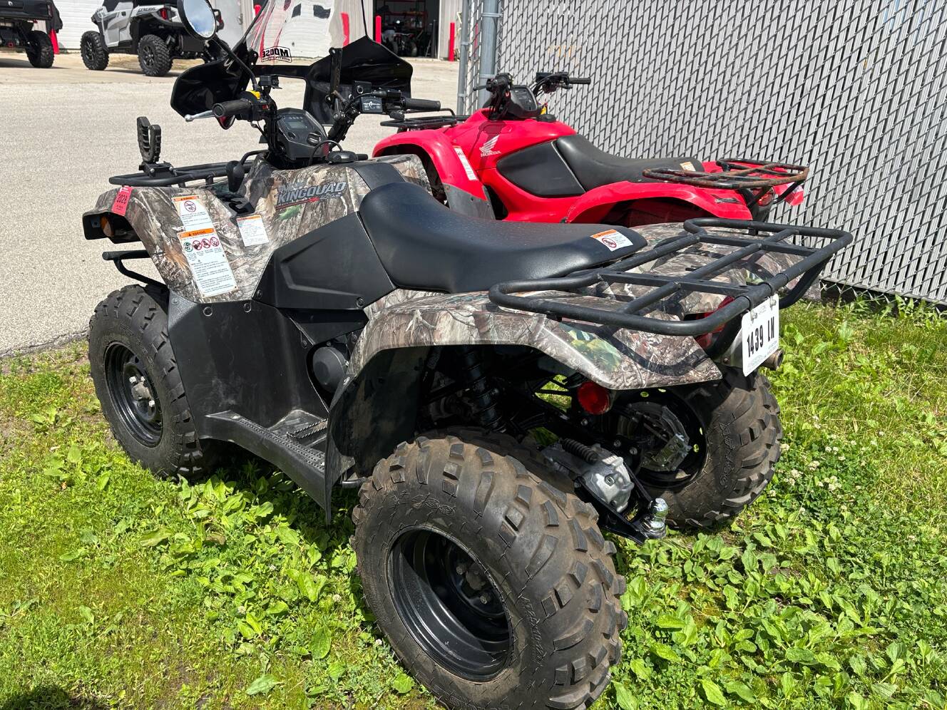 A photo of this 2022 Suzuki KingQuad 400ASi Camo