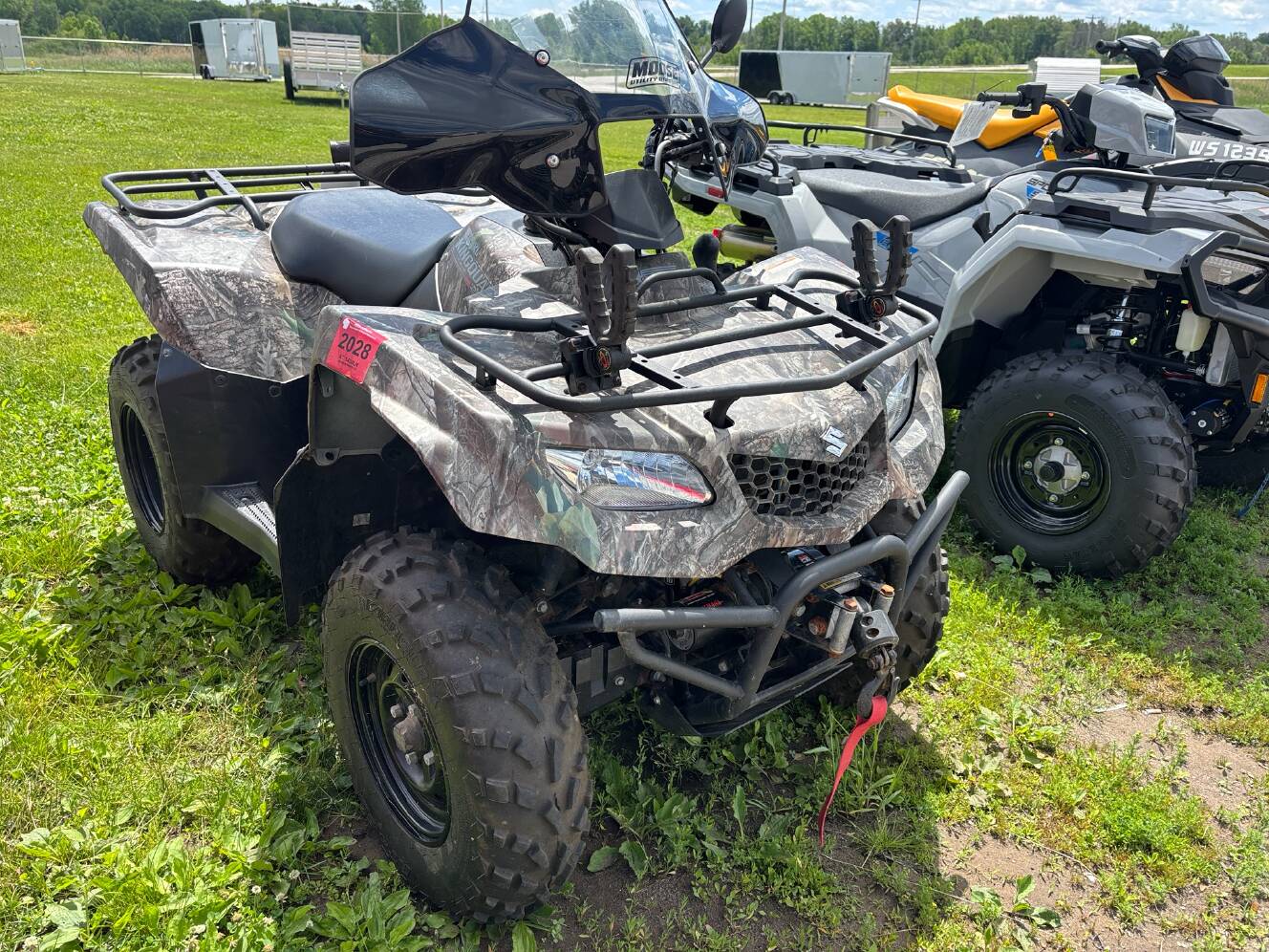 A photo of this 2022 Suzuki KingQuad 400ASi Camo