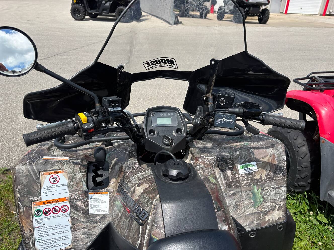 A photo of this 2022 Suzuki KingQuad 400ASi Camo