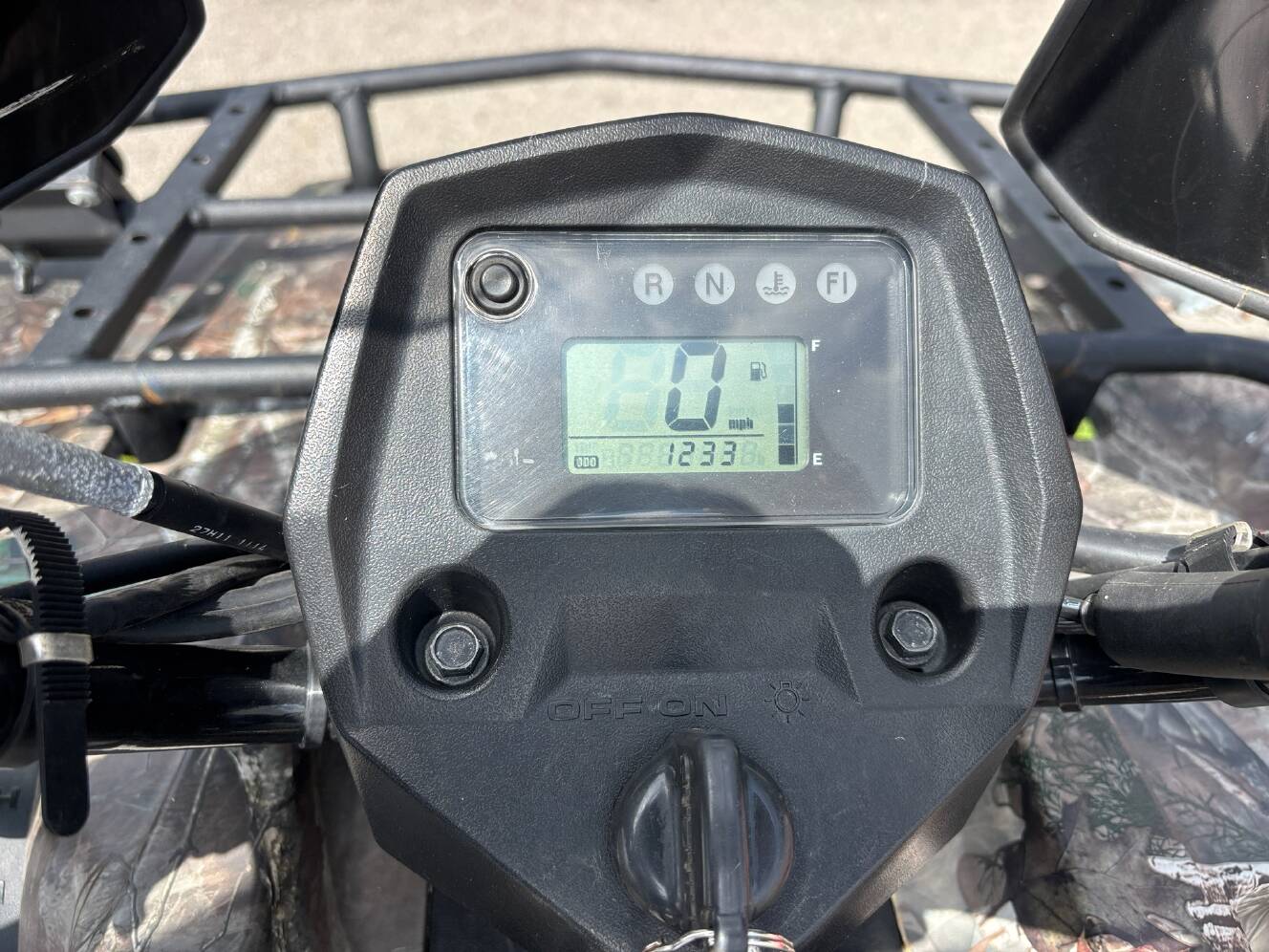 A photo of this 2022 Suzuki KingQuad 400ASi Camo