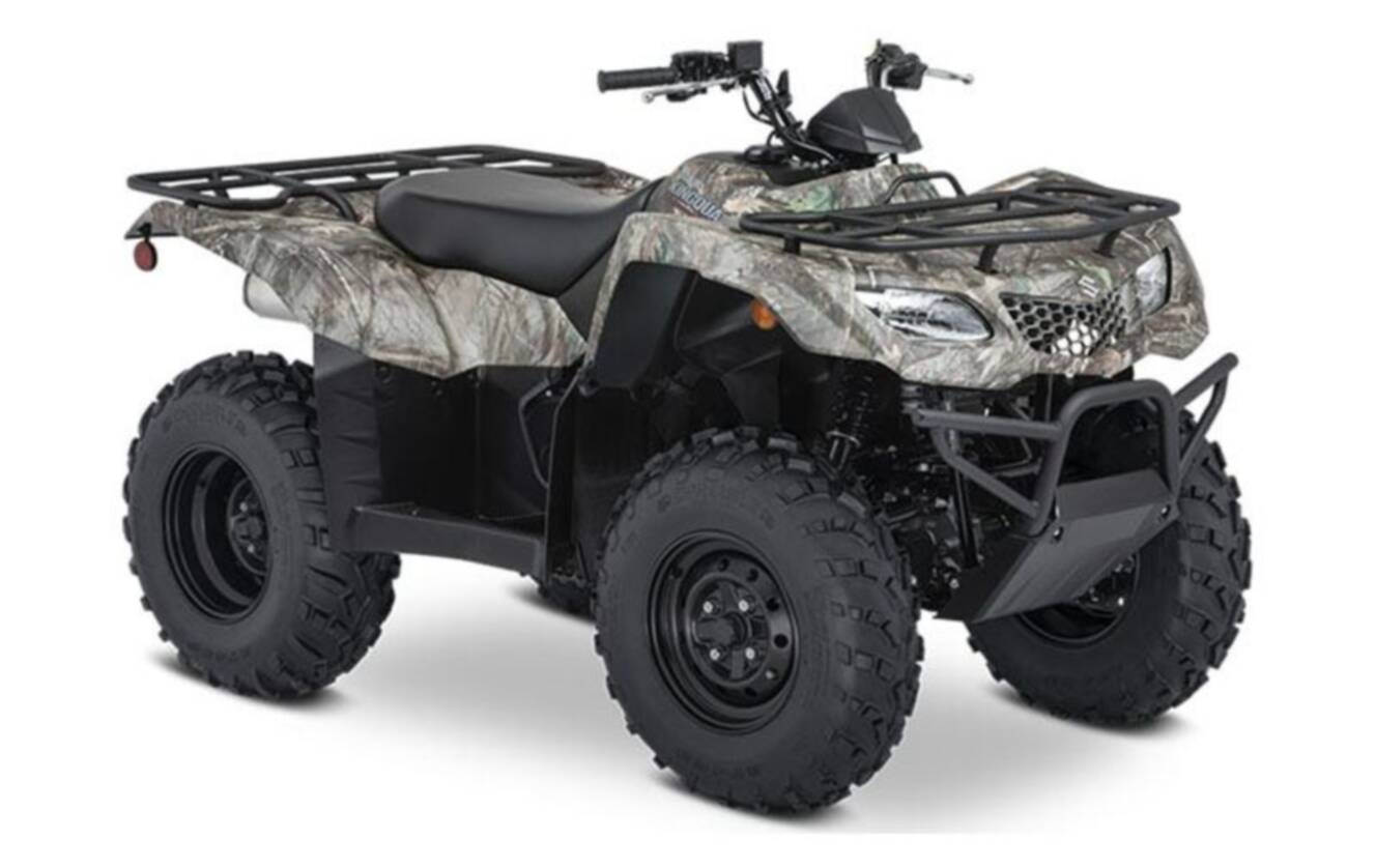 A photo of this 2022 Suzuki KingQuad 400ASi Camo