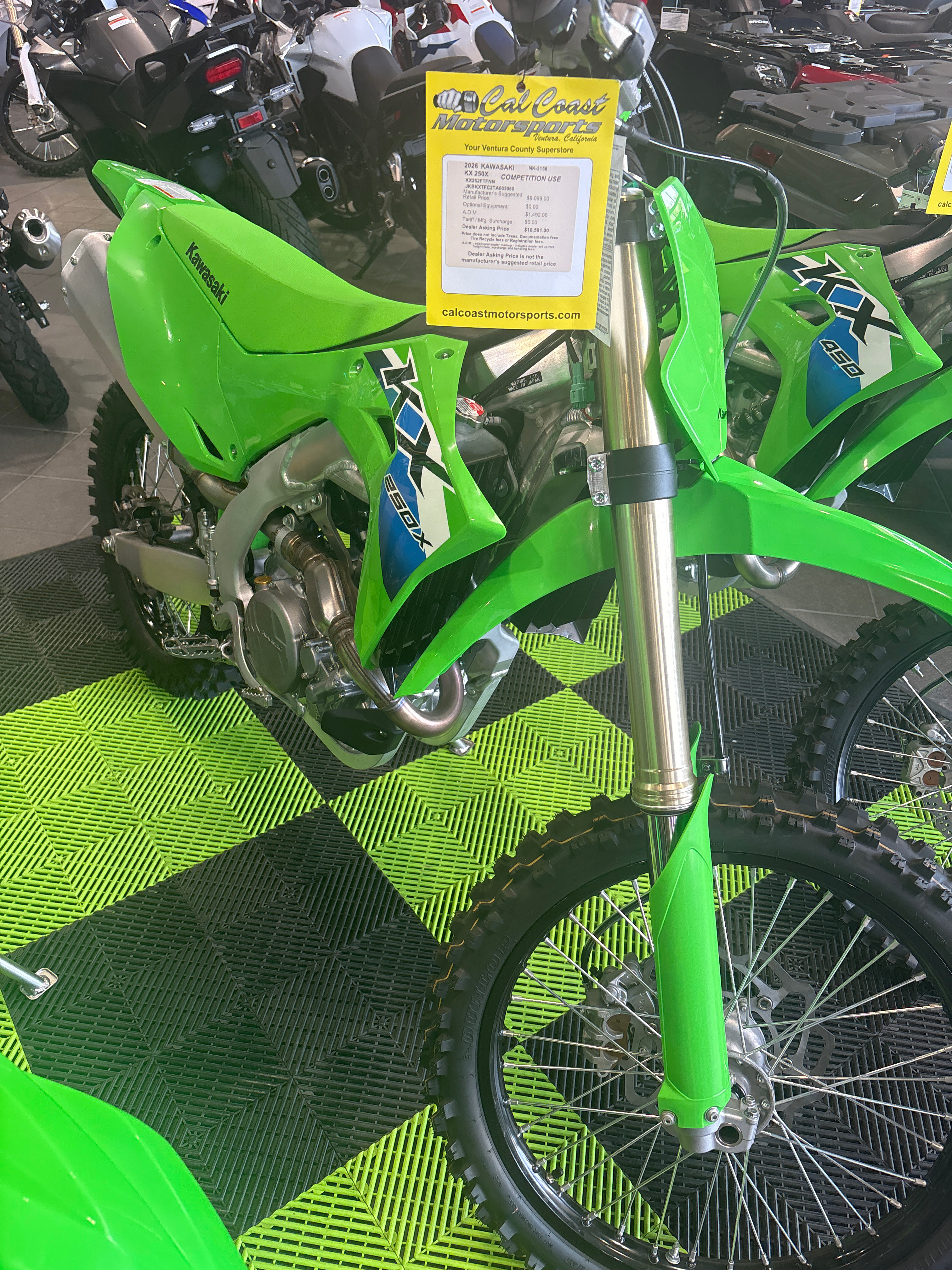 2026 Kawasaki KX 250X 250X in Ventura, CA