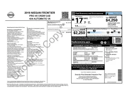 2019 NISSAN FRONTIER