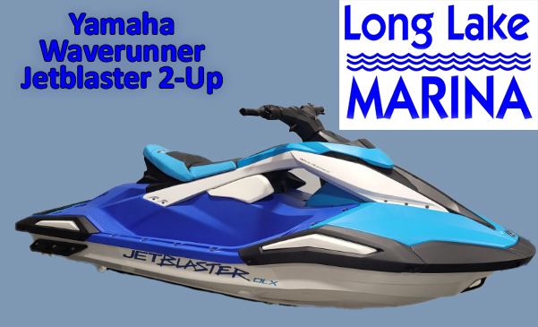 2026 Yamaha JETBLASTER DLX 2 AZURE BLUE WHITE NAN in green lake township MI