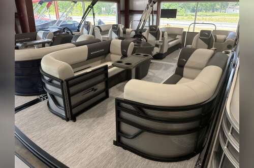 2026 Bennington 22 S-ONE STERN RADIUS SLIVER TRI-TOON in green lake township MI