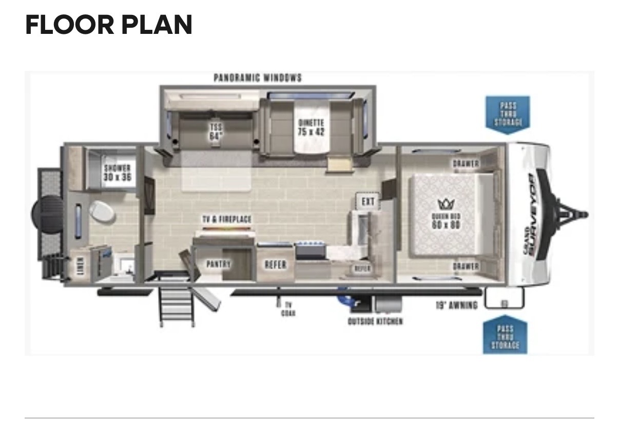 2021 Forest River GRAND SURVEYOR 267RBSS RV