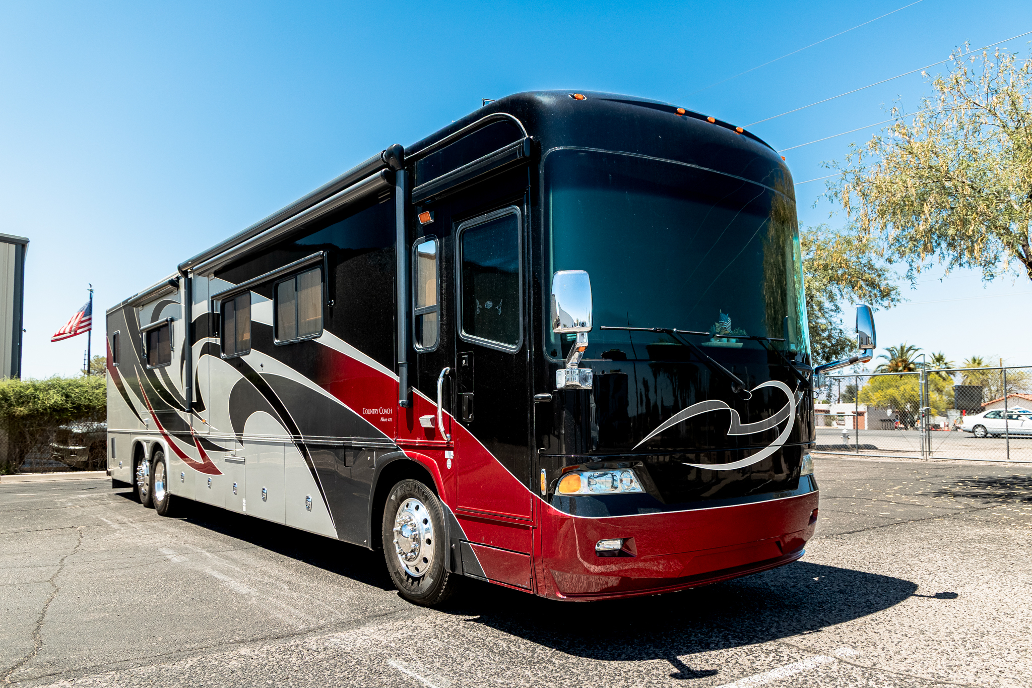 2008 Country Coach ALLURE 470 45 CRANE PRAIRIE Class A Diesel Motorhome - Diesel Pusher RV