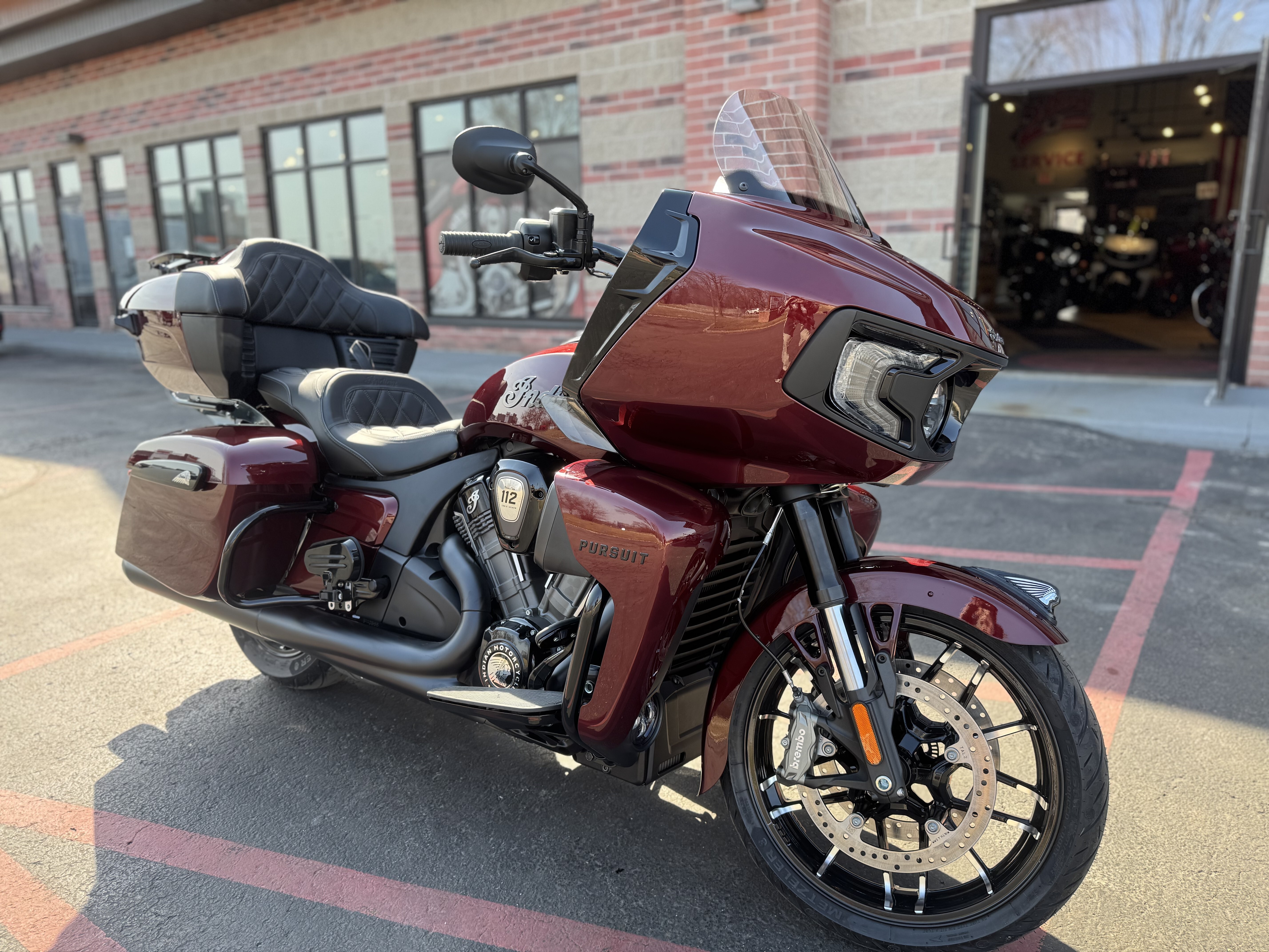 2026 Indian Motorcycle Pursuit® Dark Horse® with 112 DARK HORSE in Muskego, WI