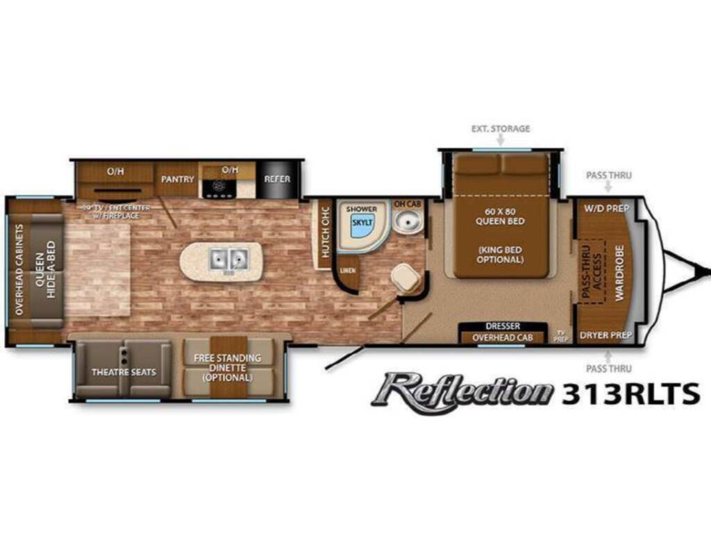 2015 Grand Design REFLECTION 313RLTS RV