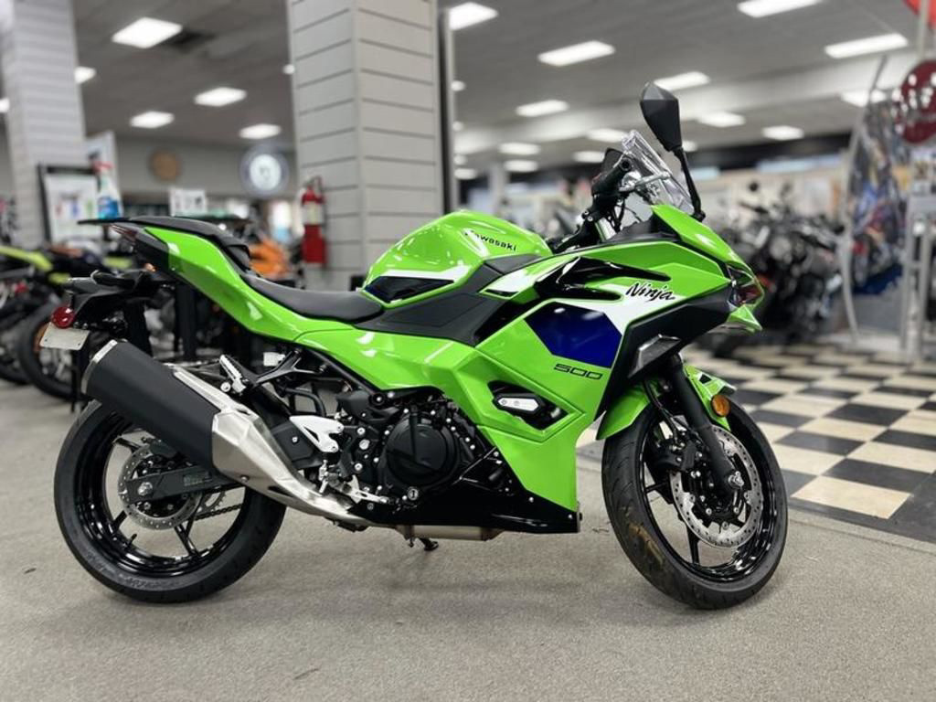 2026 Kawasaki Ninja 500 ABS Metallic Matte Twilight Blue ABS in Las Vegas, NV