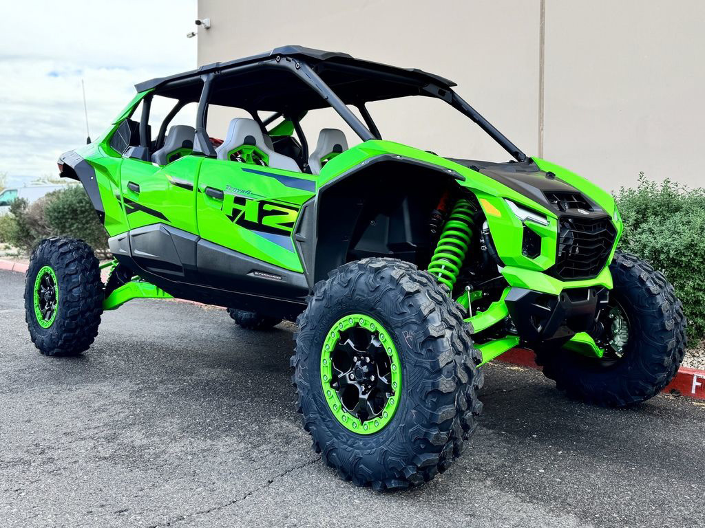 Lime Green 2026 Kawasaki TERYX4 H2 Four Wheelers For Sale Near