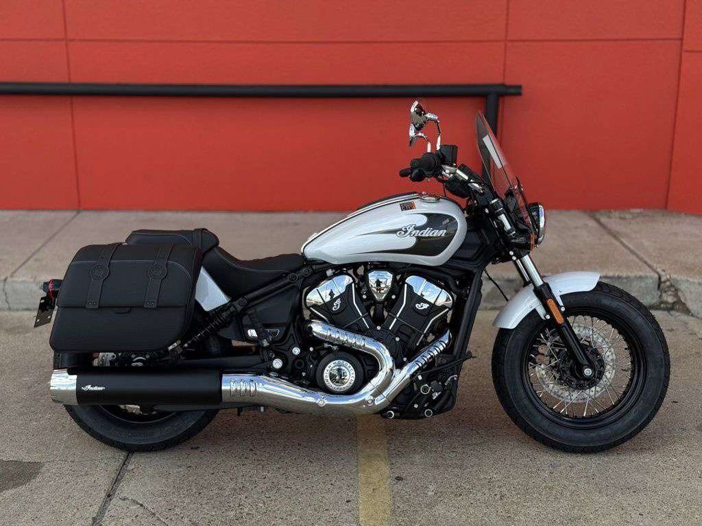 2026 Indian Super Scout Ghost White Metallic BASE in Houston, TX