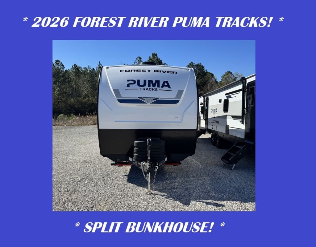 2026 Forest River Puma Tracks 3150TBSS/Rent to Own/No Credit Check in saucier MS