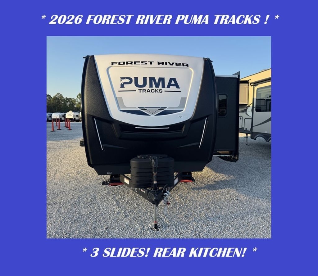 2026 Forest River Puma Tracks 3060RKTS/Rent to Own/No Credit Check in saucier MS
