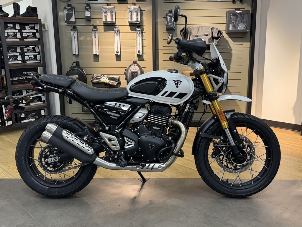 2026 Triumph Scrambler 400 XC Vanilla White 400 XC in Knoxville, TN