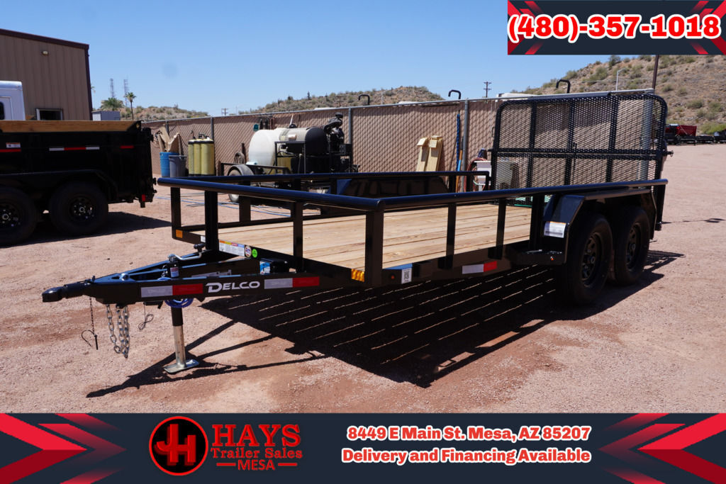 2026 Delco Trailers 14x77 Tandem Axle Utility Trailer 7K in Mesa, AZ