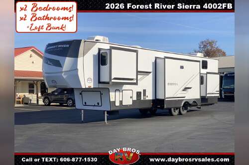 2026 Forest River Sierra Fifth Wheels 4002FB in london KY