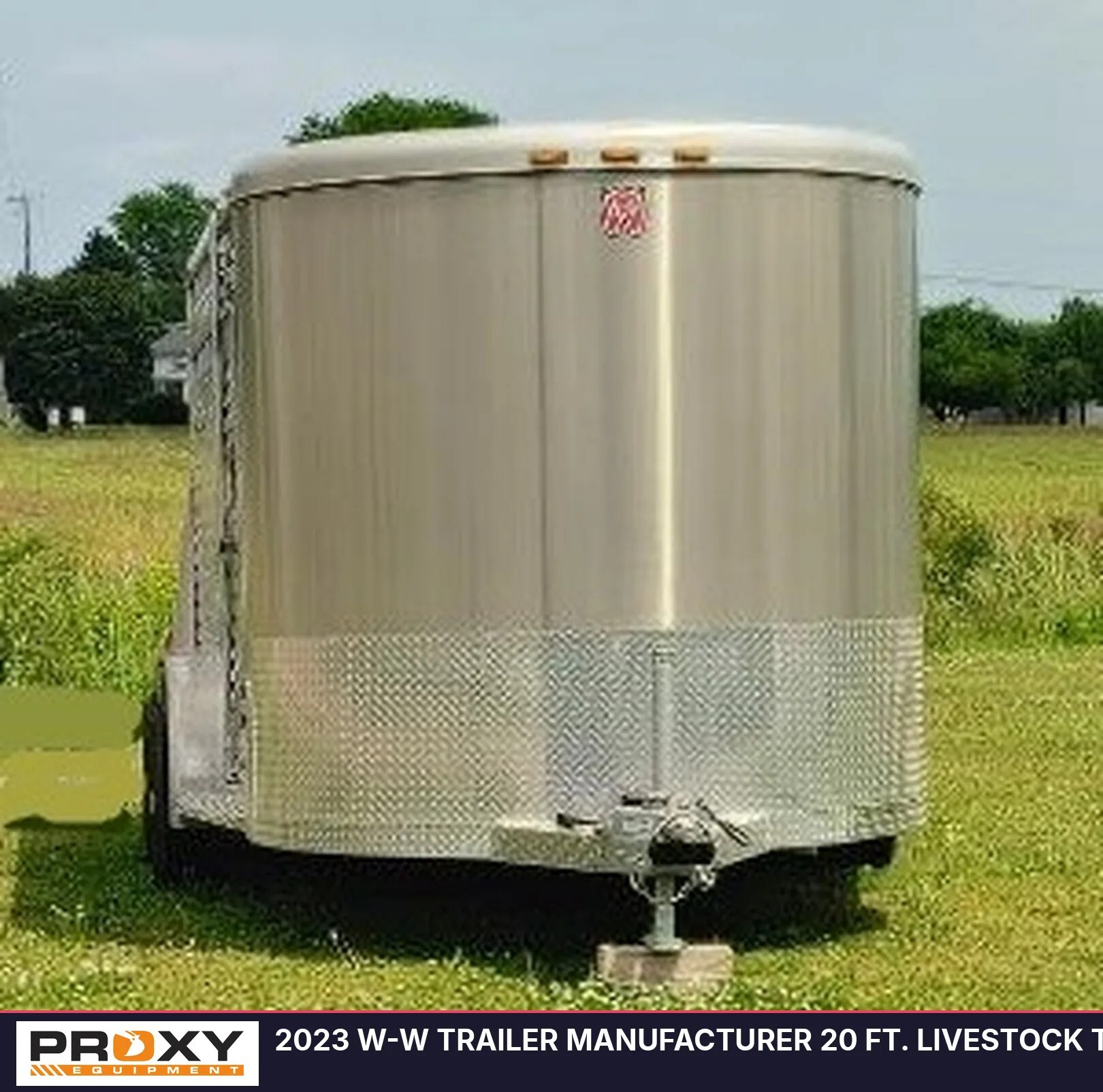 2023 W-W TRAILER MANUFACTURER 20 FT. LIVESTOCK TRAILER in Erie, MI