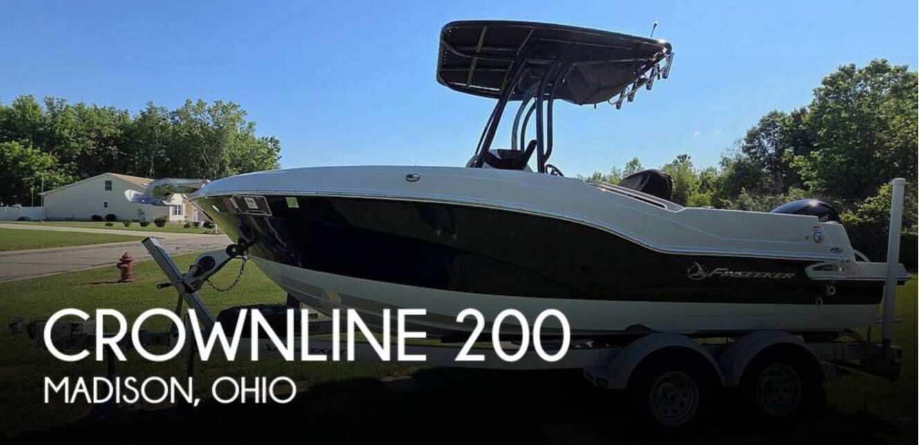 A photo of this 2021 Crownline Finseeker 200CC