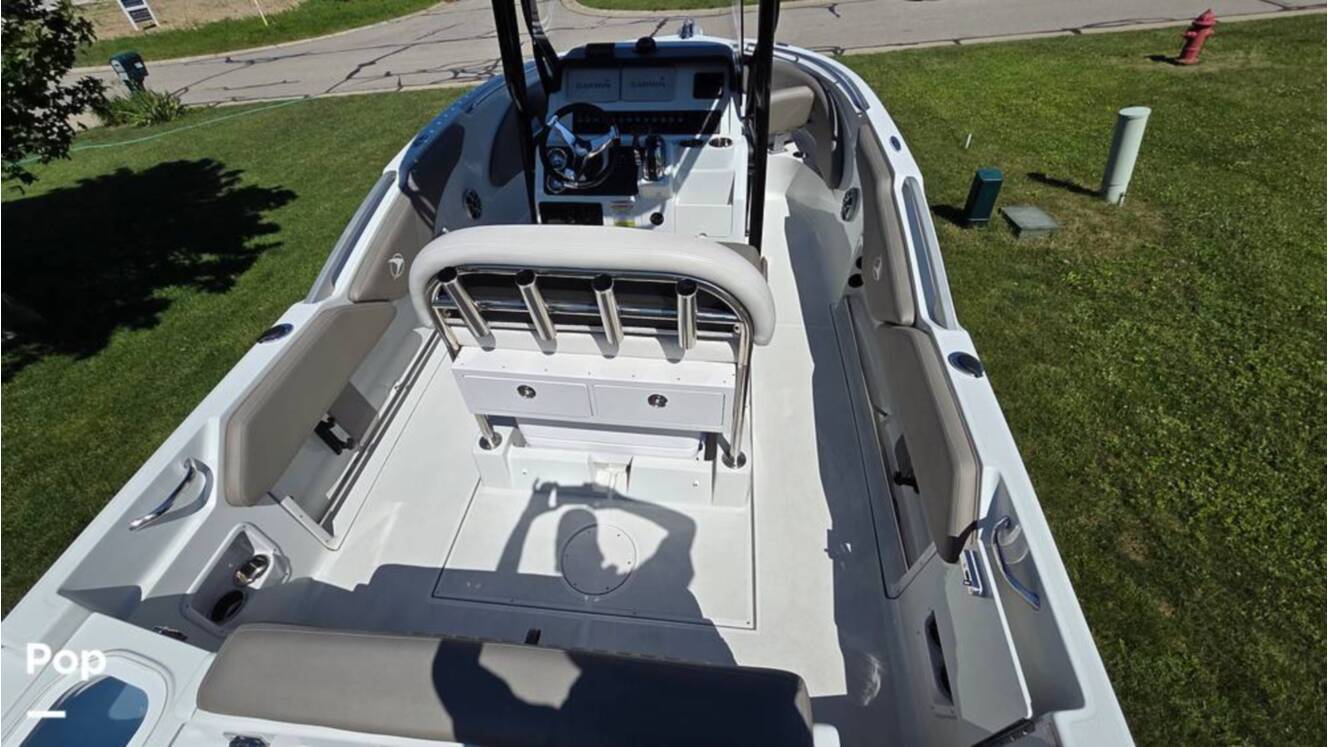 A photo of this 2021 Crownline Finseeker 200CC