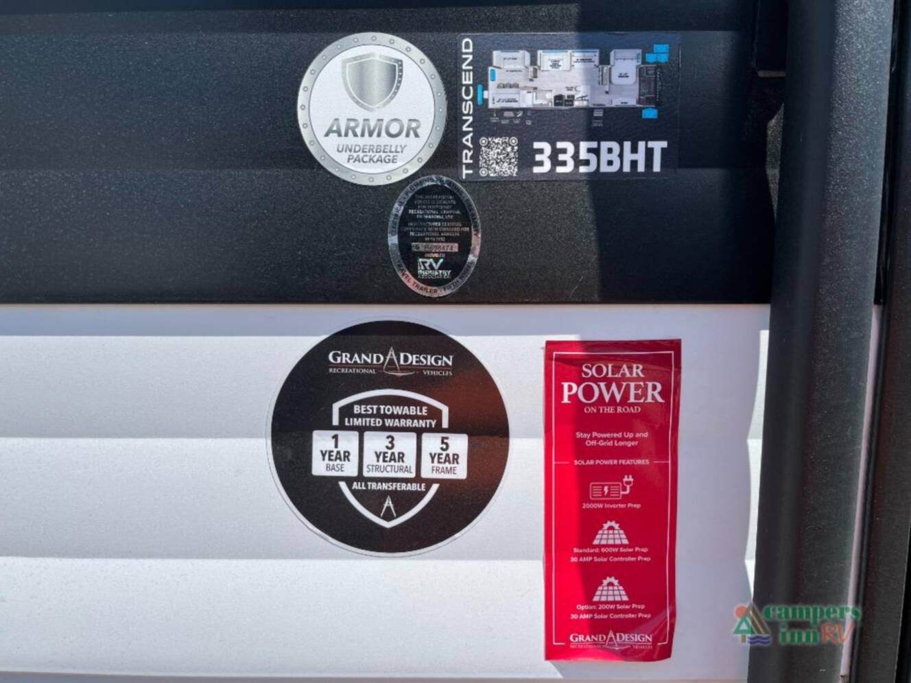 A photo of this 2027 Grand Design Transcend Xplor 335BHT
