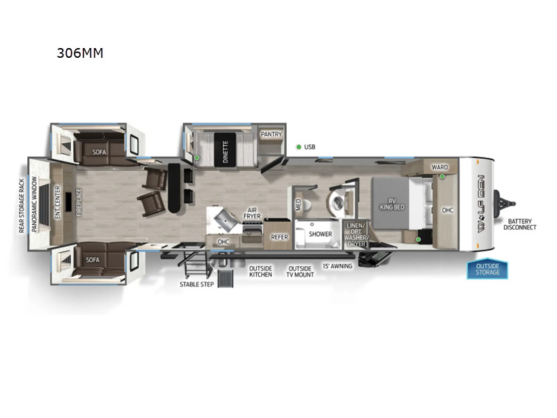 2027 Forest River Rv Cherokee Wolf Den 306MM in springville TN