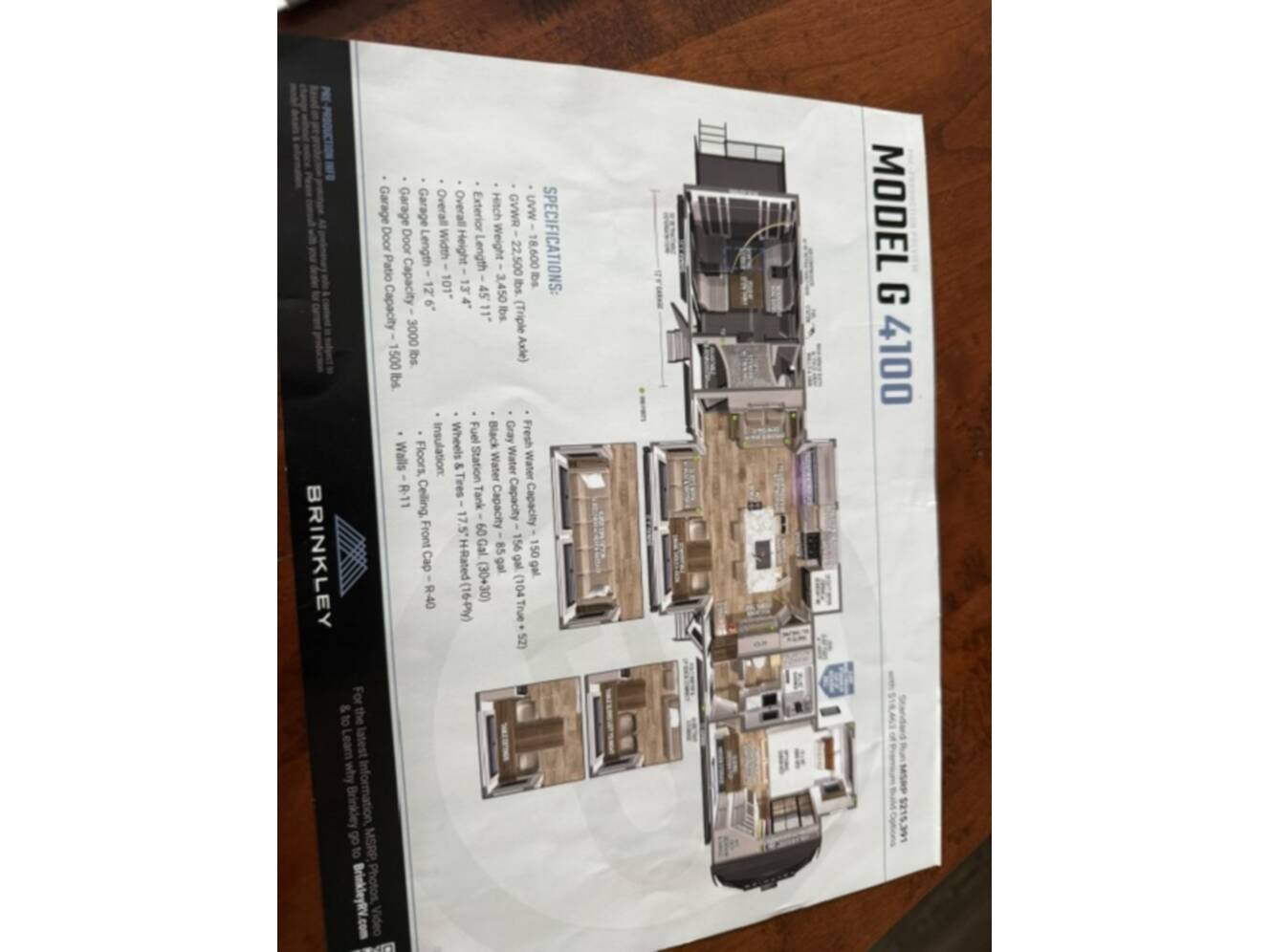 A photo of this 2025 Brinkley MODEL G 4100