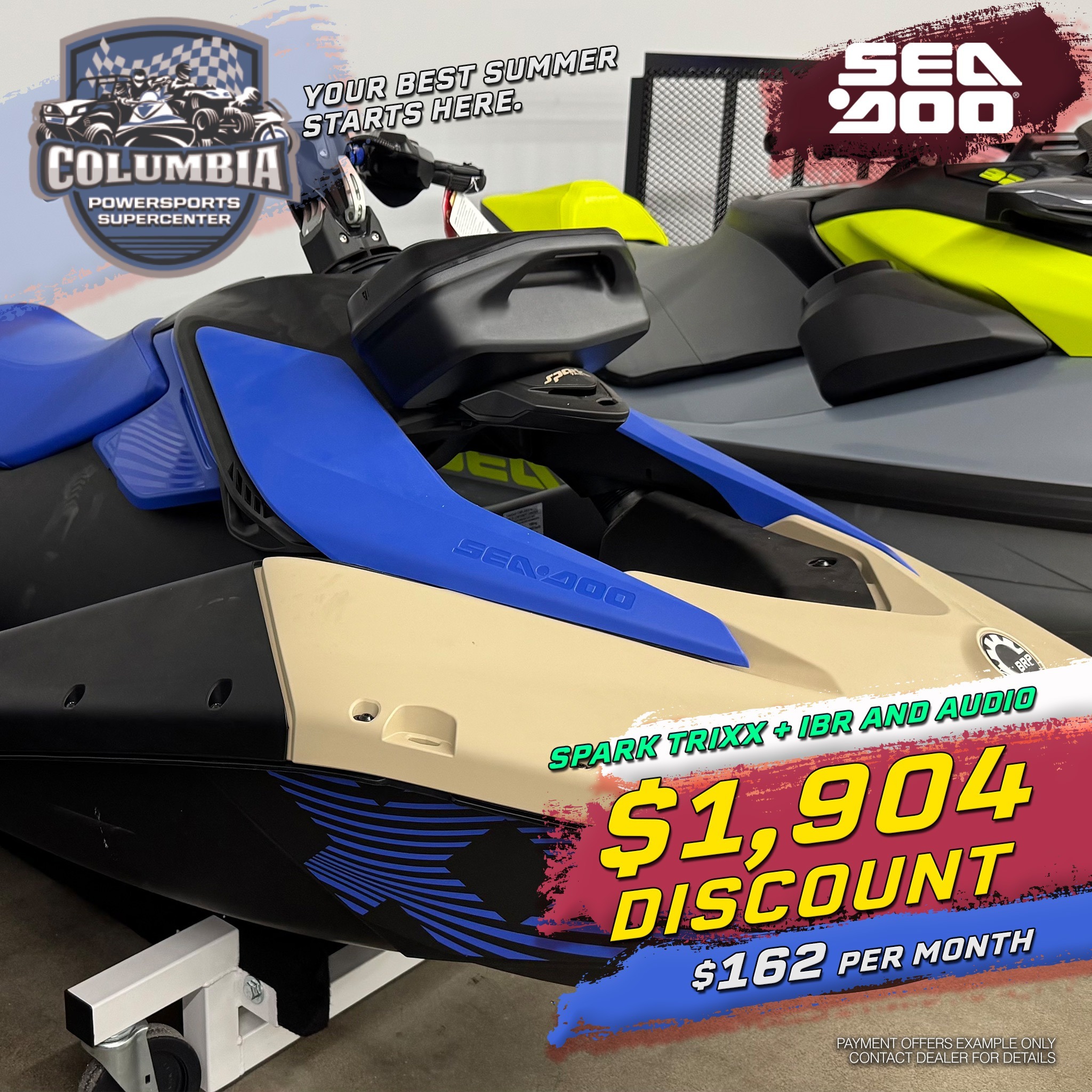 2025 Sea-Doo Spark Trixx for 1 + iBR and audio in option TRIXX in Columbia, TN
