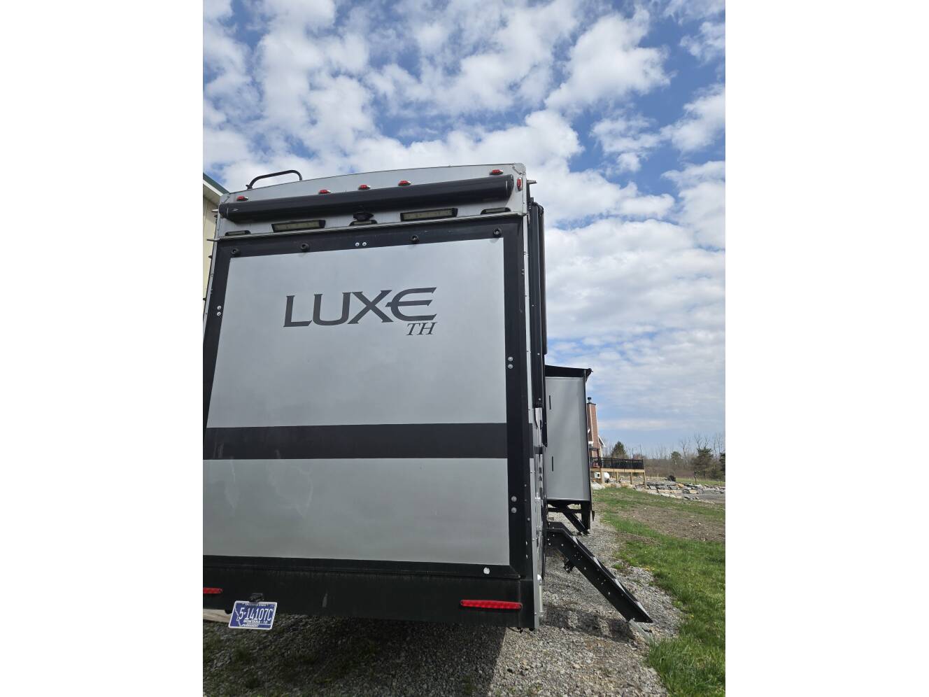 A photo of this 2021 Luxe TOY HAULER 48FB