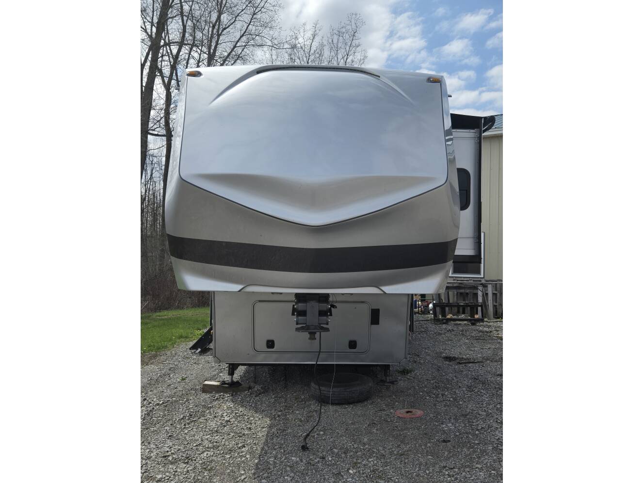 A photo of this 2021 Luxe TOY HAULER 48FB
